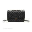 Chanel Jumbo Single Flap Black Caviar Gold Hardware Cheap