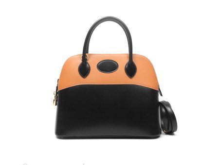 Hermès Bolide 31 Noir 89   Natural Box Leather Gold Hardware Online Hot Sale