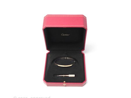 Cartier Small Love Bracelet Rose Gold Size 17 Online now