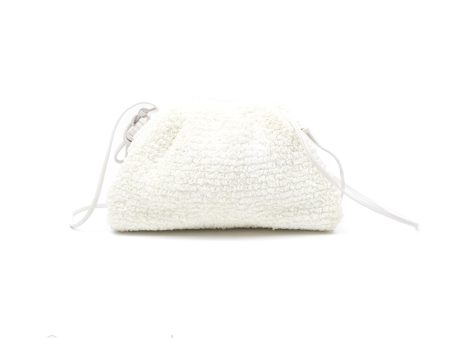 Bottega Veneta The Mini Pouch Boucle Raffia White Online now