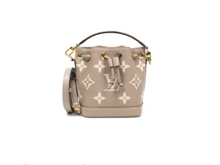 Louis Vuitton Nano Noe Monogram Dove Cream Canvas Discount