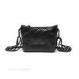 Chanel Small Gabrielle Hobo Quilted So Black Aged Calfskin Fashion