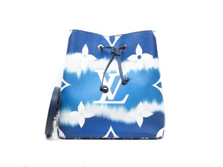 Louis Vuitton Escale Néonoé MM Monogram Blue Supply