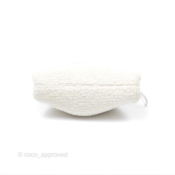 Bottega Veneta The Mini Pouch Boucle Raffia White Online now