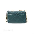 Chanel 19 Medium Green Goatskin Mixed Hardware Supply