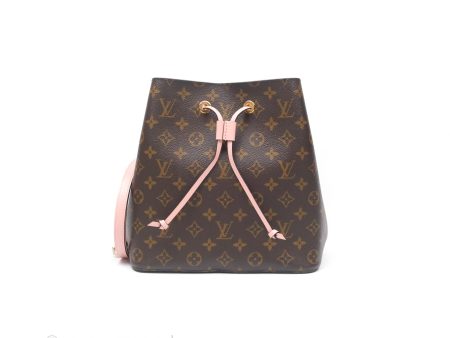 Louis Vuitton Neonoe Bucket Bag MM Monogram Canvas Rose Poudre Discount