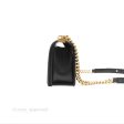 Chanel Medium Boy Chevron Black Caviar Aged Gold Hardware Online Sale