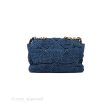 Chanel 19 Medium Dark Denim Mixed Hardware Sale