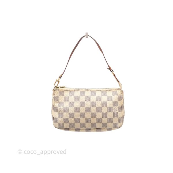 Louis Vuitton Damier Azur Pochette For Sale