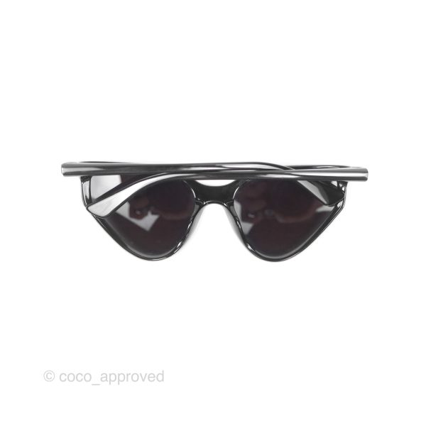 Balenciaga Rim Cat-eye Sunglasses Black Online