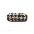 Chanel 19 Small Tweed Houndstooth Black Beige Mixed Hardware For Discount