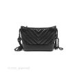 Chanel Chevron Small Gabrielle Hobo Calfskin So Black For Discount