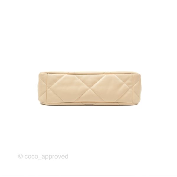 Chanel 19 Medium Beige Mixed Hardware Supply