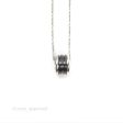 Bvlgari Save the Children Zero1 Necklace Black Ceramic Sterling Silver Discount