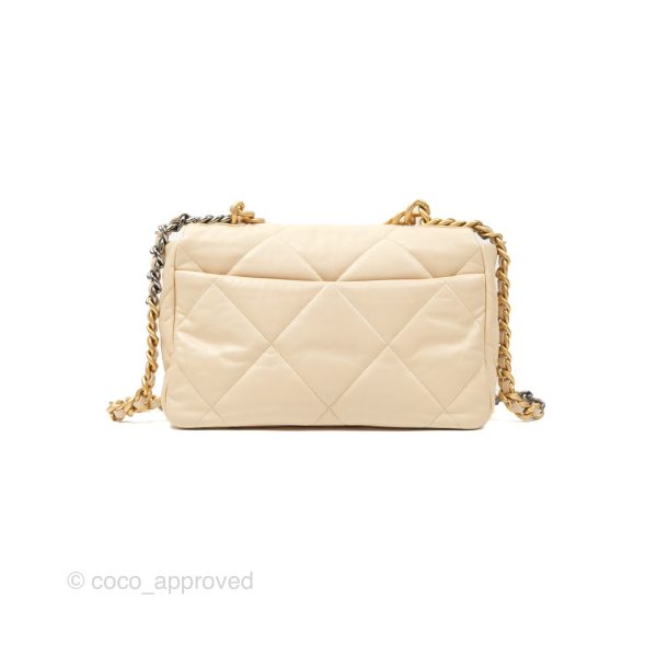 Chanel 19 Medium Beige Mixed Hardware Supply