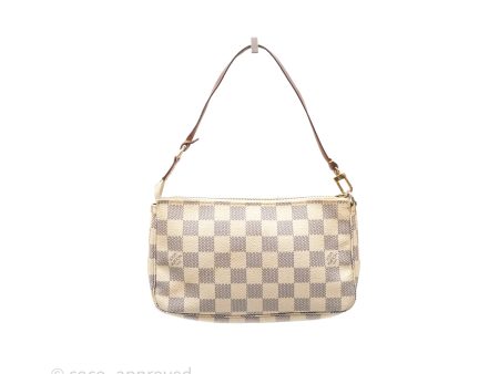 Louis Vuitton Damier Azur Pochette For Sale