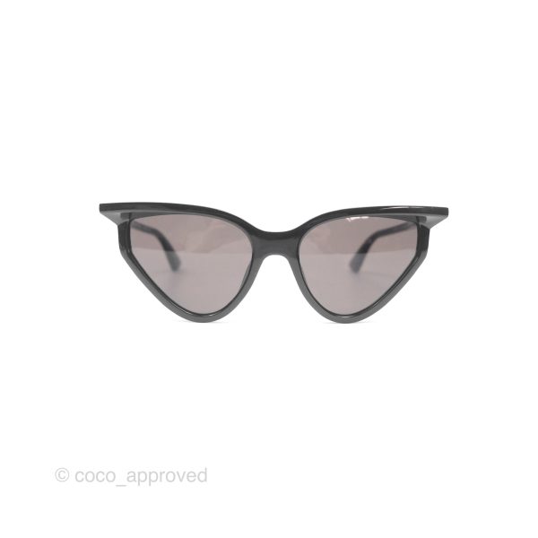 Balenciaga Rim Cat-eye Sunglasses Black Online