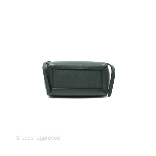 Celine Pico Belt Bag Amazone Green Grained Calfskin Gold Hardware Online