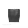 Celine Sangle Bucket Bag Grained Calfskin Dark Grey on Sale