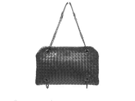 Bottega Veneta Shoulder Bag Black So Black Hardware Sale