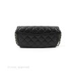 Chanel Quilted Glasses Case With Chain Black Caviar Gold Hardware Online Hot Sale