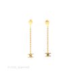 Celine Mini Triomphe Drop Earrings Gold Discount