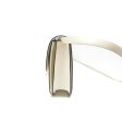 Celine Medium Classic Box Flap White Patent Gold Hardware Fashion