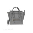 Celine Nano Luggage Bag Grey Drummed Calfskin on Sale