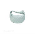 Bottega Veneta Mini Jodie Bag Teal Washed Intrecciato Lambskin For Sale