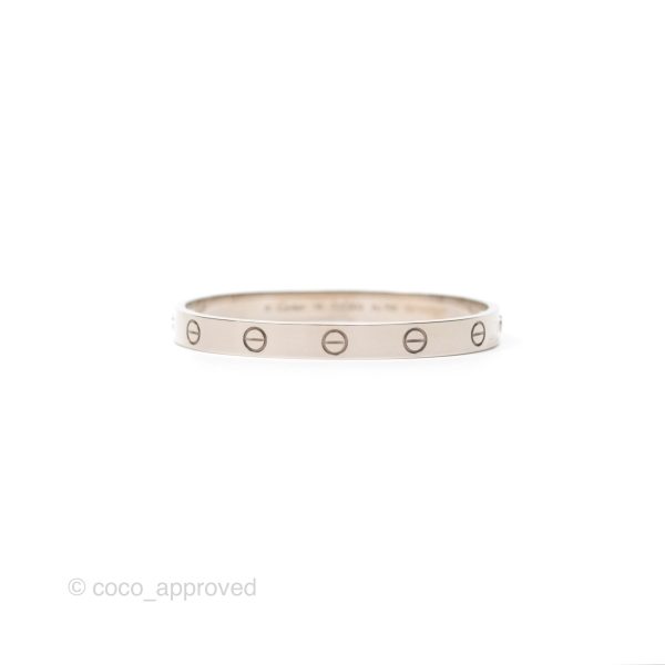 Cartier Love Bracelet White Gold For Discount