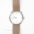 Hermès Montre Arceau Watch 40mm Etoupe Palladium Hardware Online Hot Sale