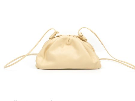 Bottega Veneta Butter Calfskin The Mini Pouch Pale Beige Sale