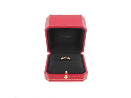 Cartier Love Band Ring Pink Gold Discount