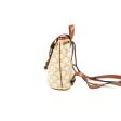 Celine Mini Floco Backpack Triomphe Canvas White Tan Calfskin Supply