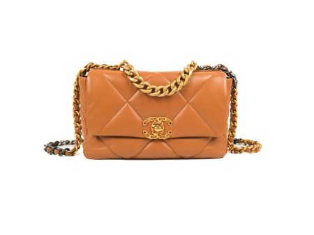 Chanel 19 Small Caramel Brown Mixed Hardware 21A Online