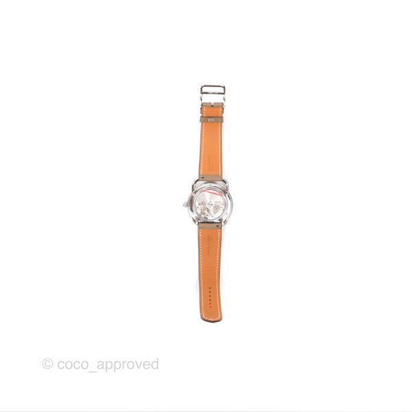 Hermès Montre Arceau Watch 40mm Etoupe Palladium Hardware Online Hot Sale