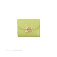 Celine Small Triomphe Flap Wallet Avocado Green Shiny Calfskin Supply