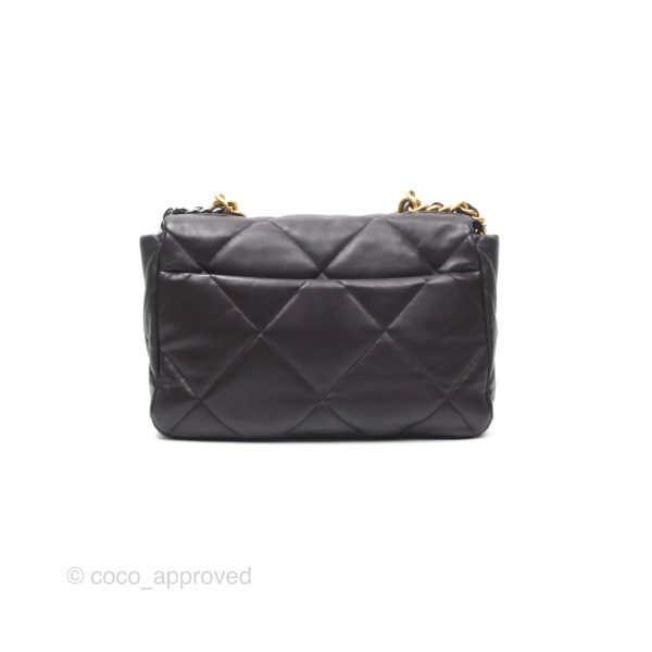 Chanel 19 Medium Dark Brown Mixed Hardware Online Sale