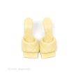 Bottega Veneta Lido Sandals Intrecciato Yellow Lambskin Size 35 Supply