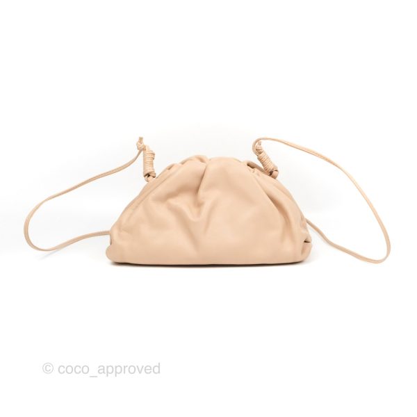 Bottega Veneta The Mini Pouch Calfskin Almond Hot on Sale