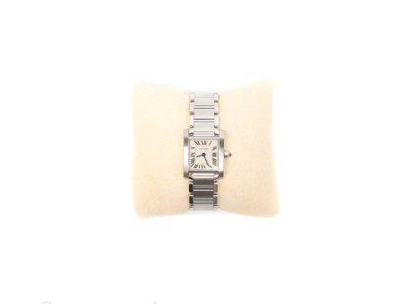 Cartier Steel Tank Francaise Watch Small Model Hot on Sale