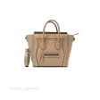 Celine Nano Luggage Bag Dune Drummed Calfskin For Discount