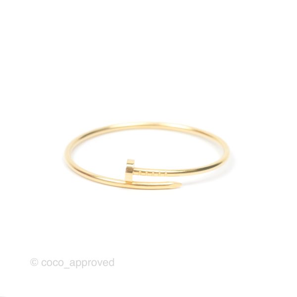 Cartier Small Juste Un Clou Bracelet 18K Yellow Gold Fashion