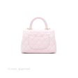 Chanel Mini Coco Handle Quilted Light Pink Caviar Gold Hardware Online