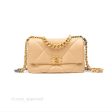 Chanel 19 Small Beige Mixed Hardware 22C For Discount