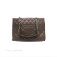 Chanel GST Chocolate Brown Caviar Silver Hardware For Cheap