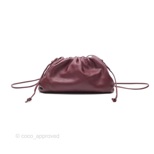 Bottega Veneta The Mini Pouch Bordeaux Butter Calfskin For Cheap