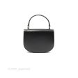 Celine Mini Besace Clea in Shiny Calfskin Black Cheap