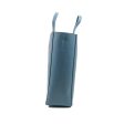 Celine Small Vertical Cabas Tote Grained Calfskin Blue Silver Hardware Supply