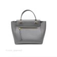 Celine Micro Belt Bag Grey Grained Calfskin Gold Hardware For Discount